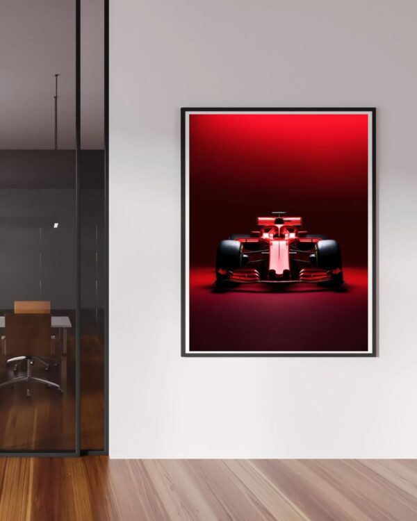 Quadro Esportivo – Fórmula 1 Ferrari Red